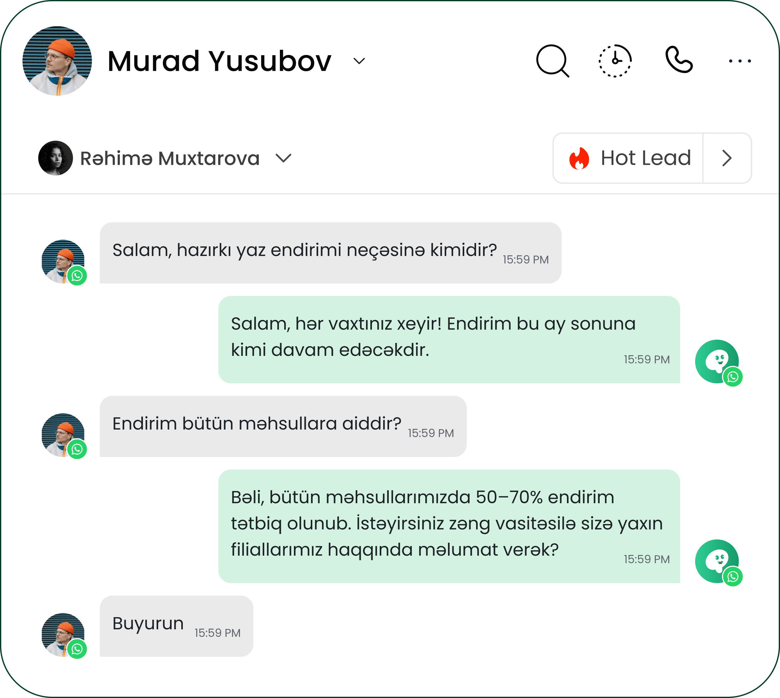Zənglər, xülasələr və komanda idarəetməsi